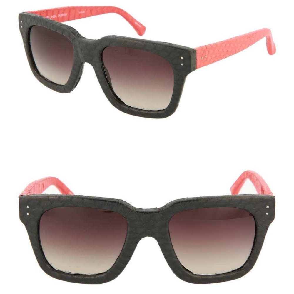 NWOT Linda Farrow 52mm novelty sunglasses